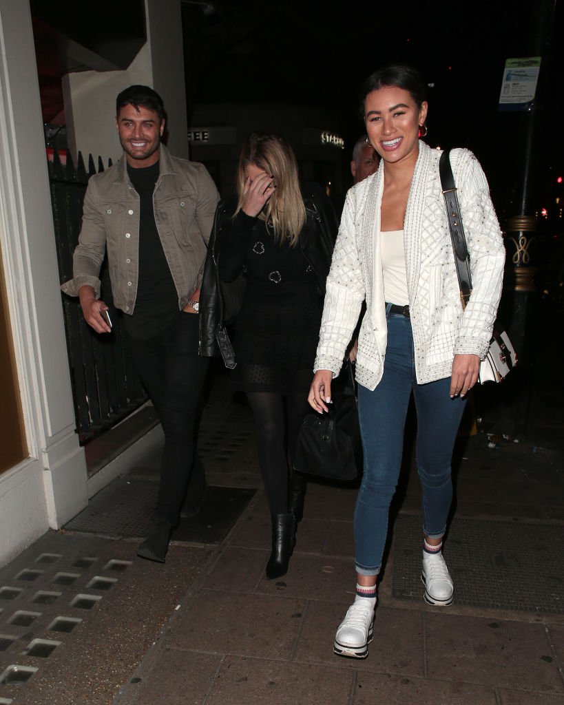 Mike Thalassitis and Montana Brown pictured on a night with another friend in 2019