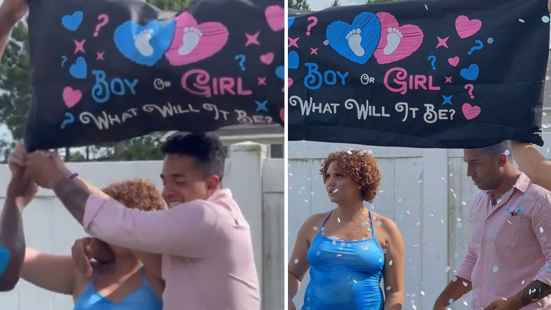 Watch Mans Reaction To Major Surprise At Gender Reveal Goes Viral Limericks Live 95 3483