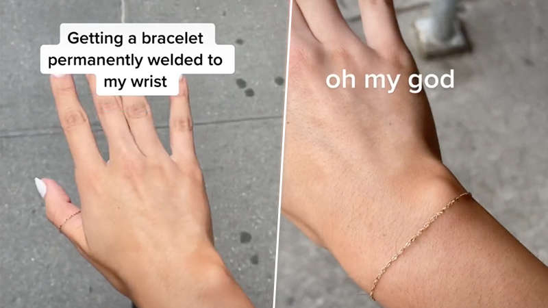 Influencers push permanent bracelet welding in viral trend