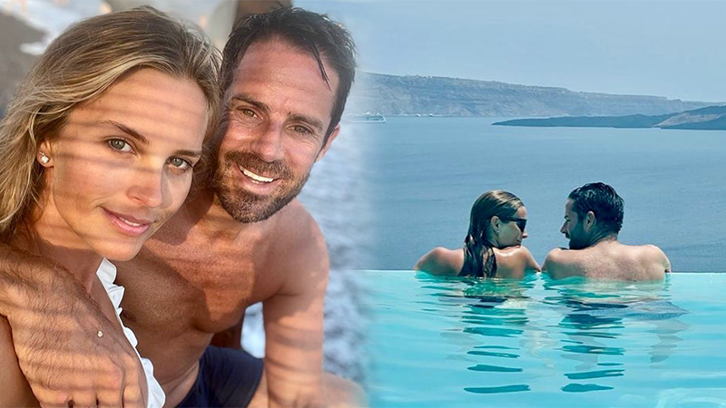 Jamie Redknapp’s girlfriend Frida shows growing baby bump in adorable ...