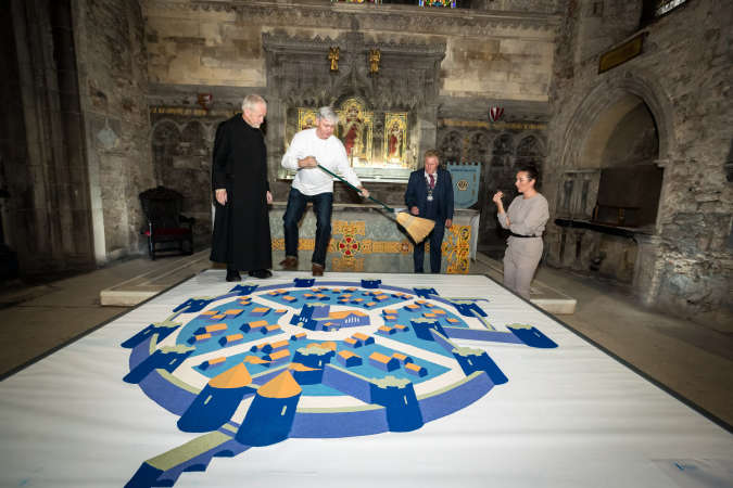Sand mandala created and destroyed at St Mary's Cathedral - Limerick's ...
