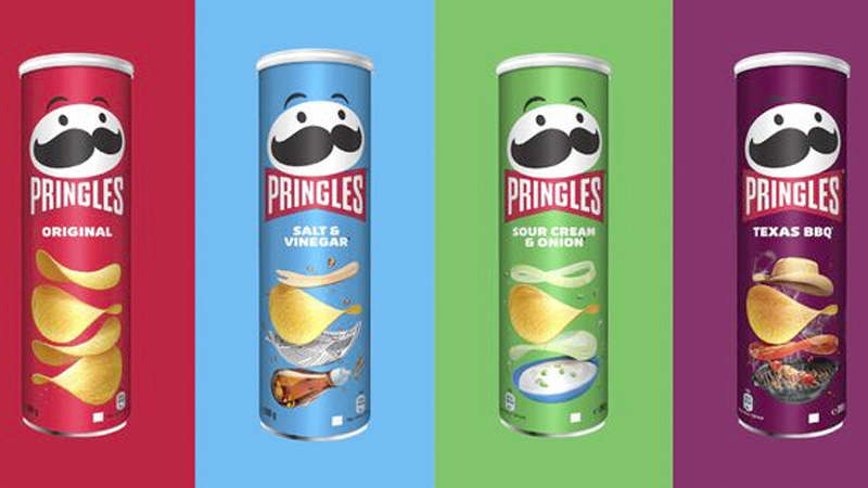 Fans left divided after Pringles change their logo for first time in 20 ...