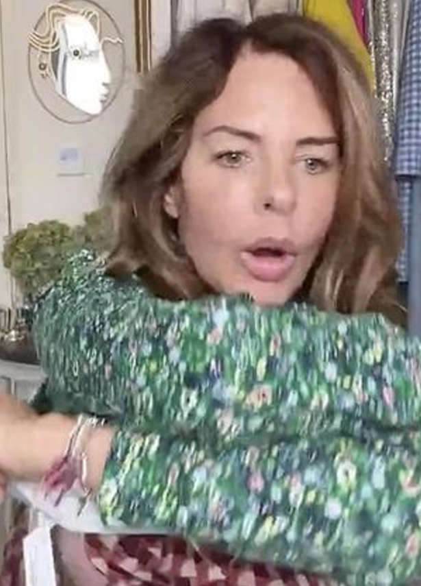 Trinny Woodall left red-faced after wardrobe malfunction on Instagram Live  - C103