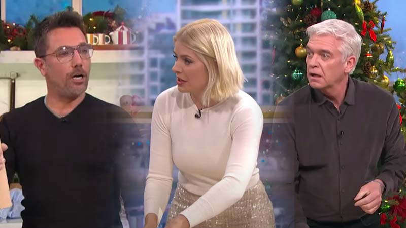 Watch Gino Dacampo Snaps At Holly Willoughby During This Morning Segment Corks 96fm