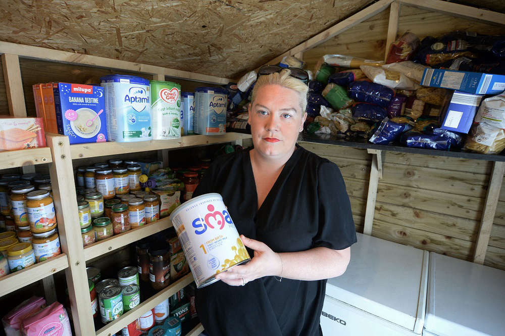 Business Gesture Means Food Bank Can Stay Open To Feed 100 Families At