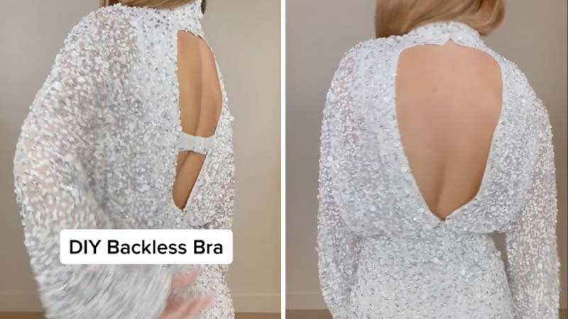 Fashion Hack For Diy Backless Bra 🙌🏻#fashionhacks #styletips