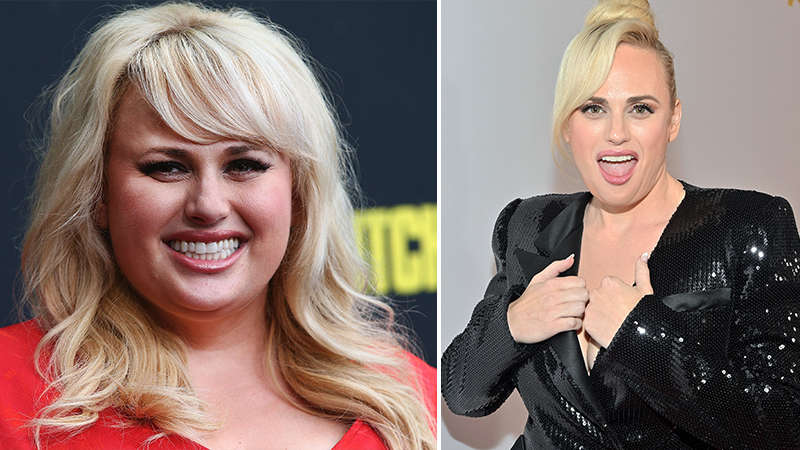 Rebel Wilson takes pictures with fans while arriving at Los