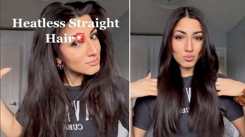 WATCH: Woman shares 'genius' hack to straighten hair without using heat -  Dublin's FM104