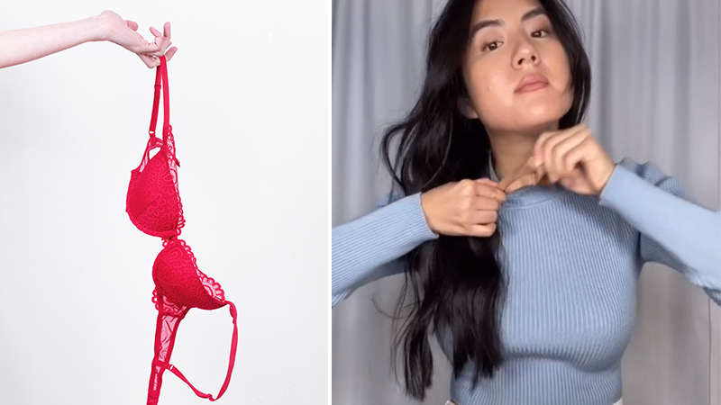 Tiktok backless bra hacks, viral tiktok