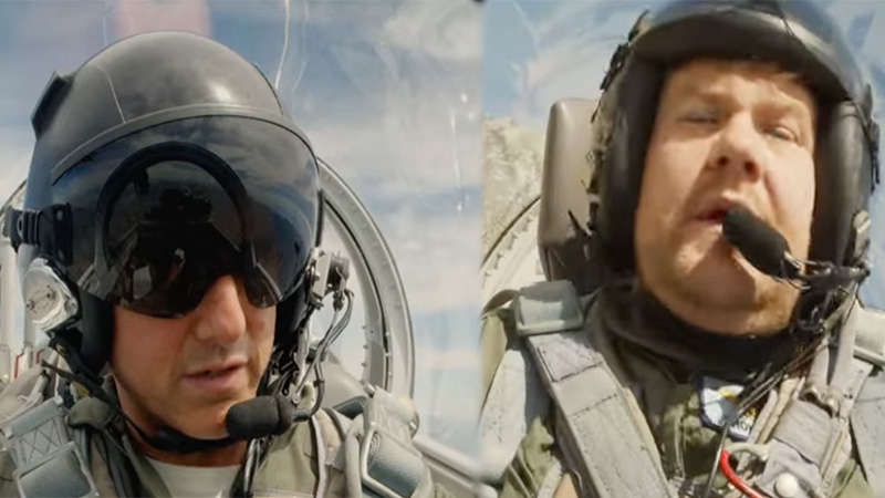 Top Gun: Maverick: Tom Cruise takes James Corden on a series of