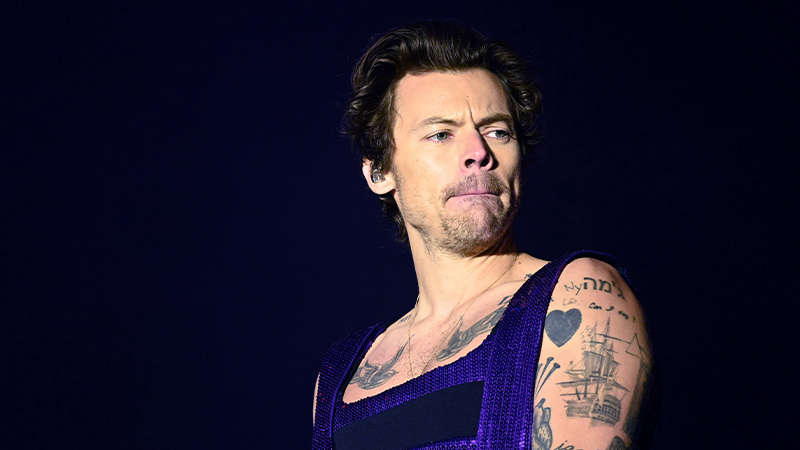 Harry Styles hit in face again by object thrown at concert