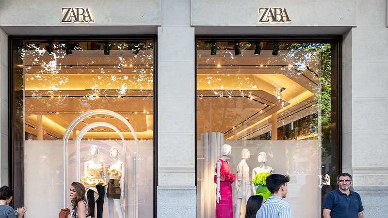 New rules in Zara's clothing fitting rooms