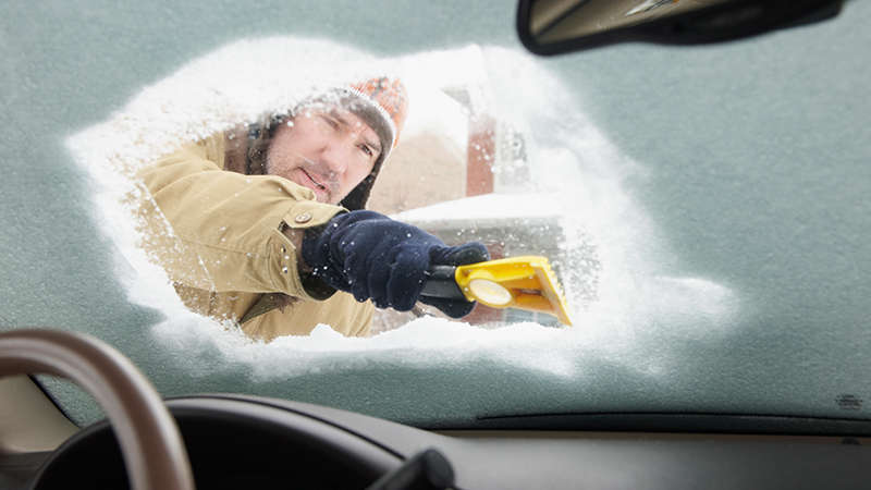 How To Deice Your Cars Windshield