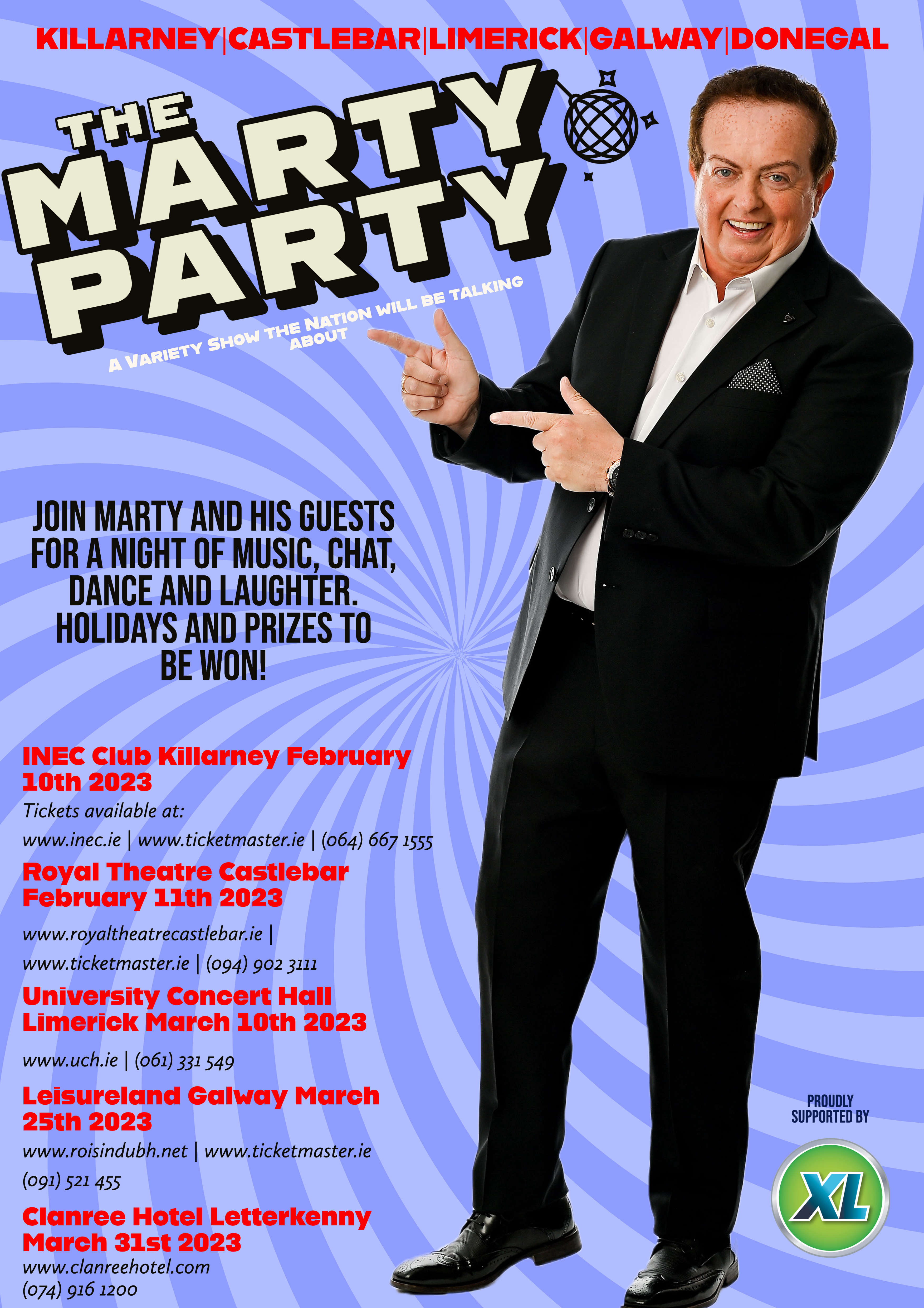 Marty Morrissey is bringing 'The Marty Party' to Limerick Limerick's