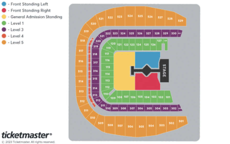 Taylor Swift Ireland Tickets, prices, times, Eras Tour seating plan