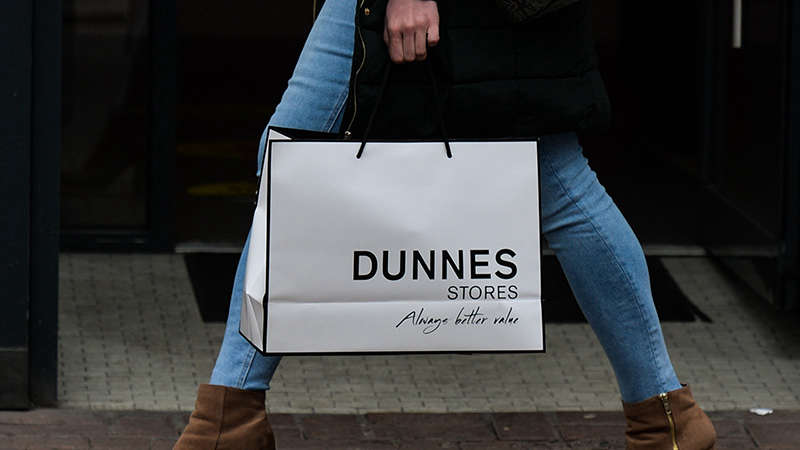 Dunnes Stores  Blue Half Zip Fleece