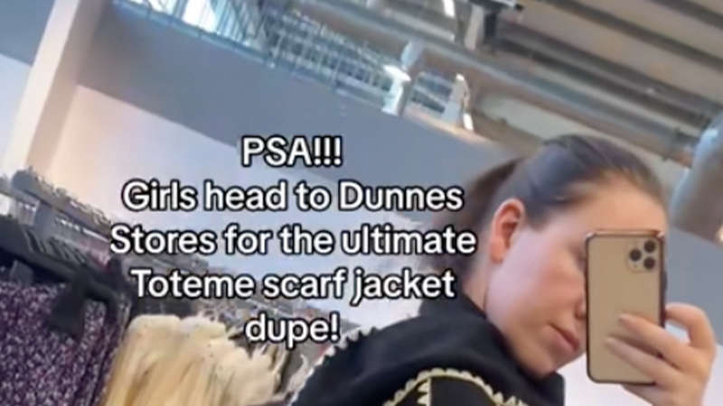 Fans raving about a Toteme scarf jacket dupe in Dunnes Stores - Limerick's  Live 95