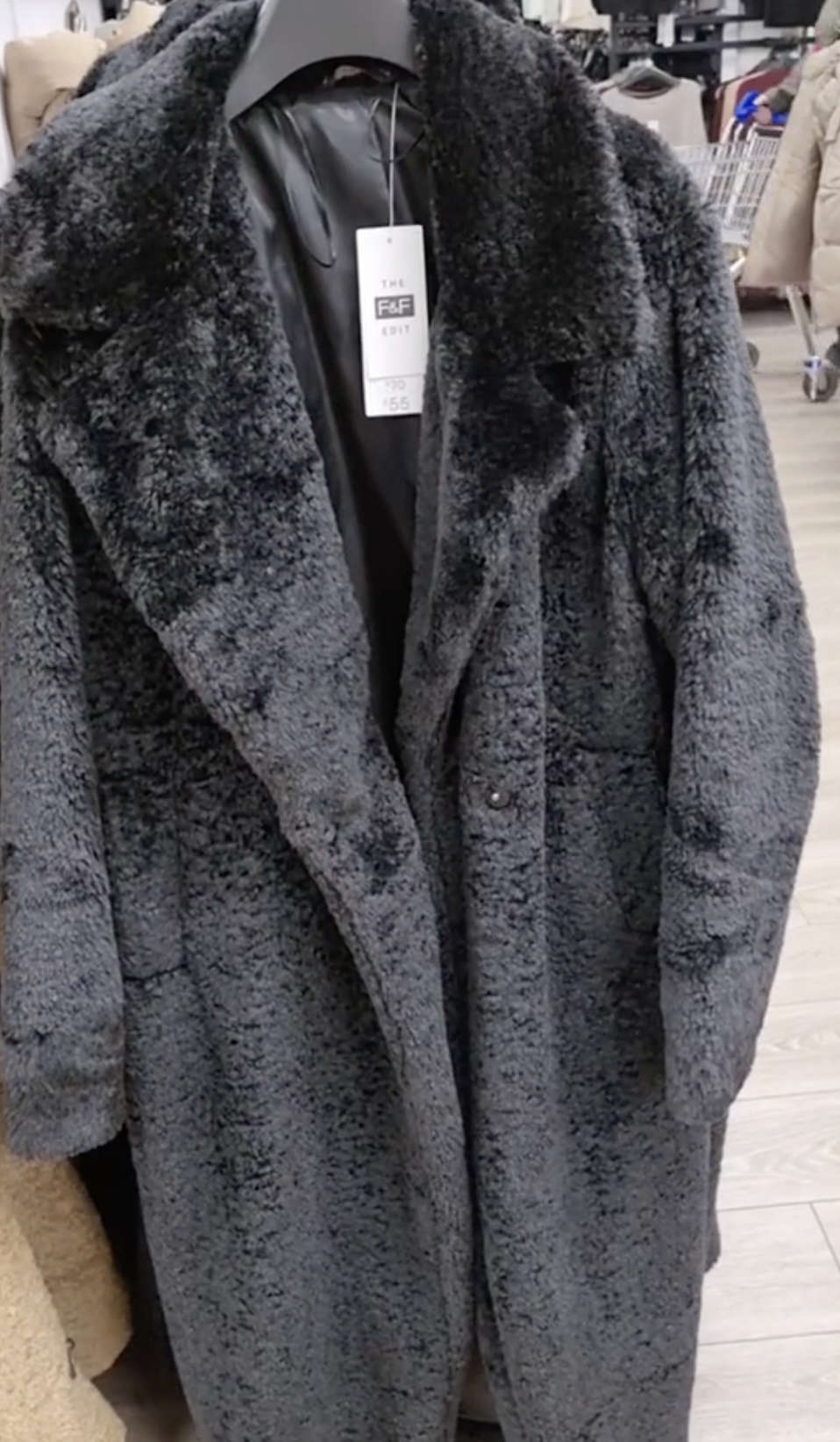 F&f hot sale fur coat