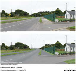 Proposed drawing of the new bridge to be constructed in Abbeylands, Navan.