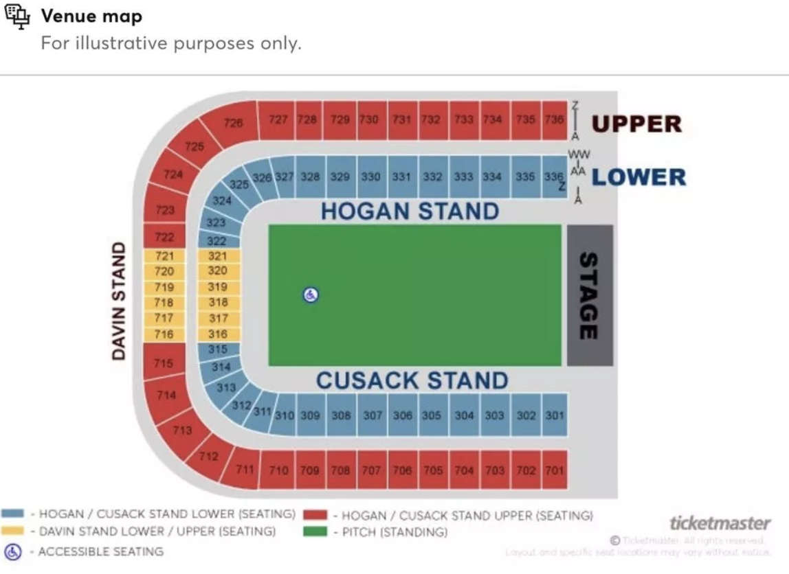 Oasis ticket prices - Figure 1