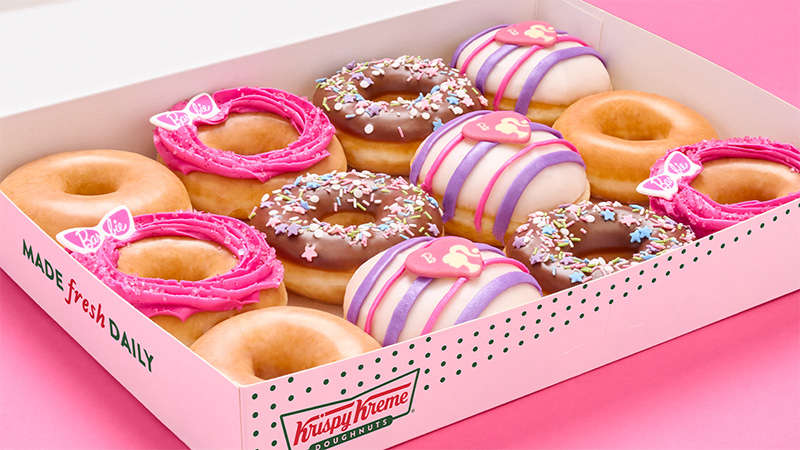 Krispy Kreme celebrates Barbie’s 65th birthday with new donut collection