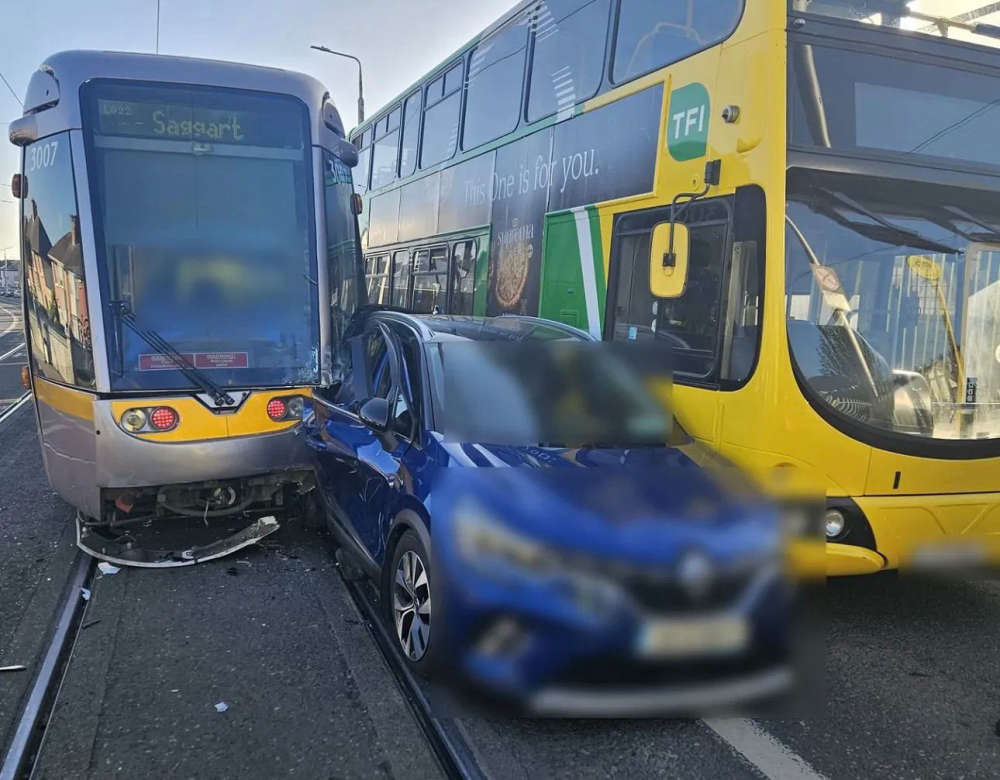 Luas Red Line Disrupted After Tram Collision — image 1