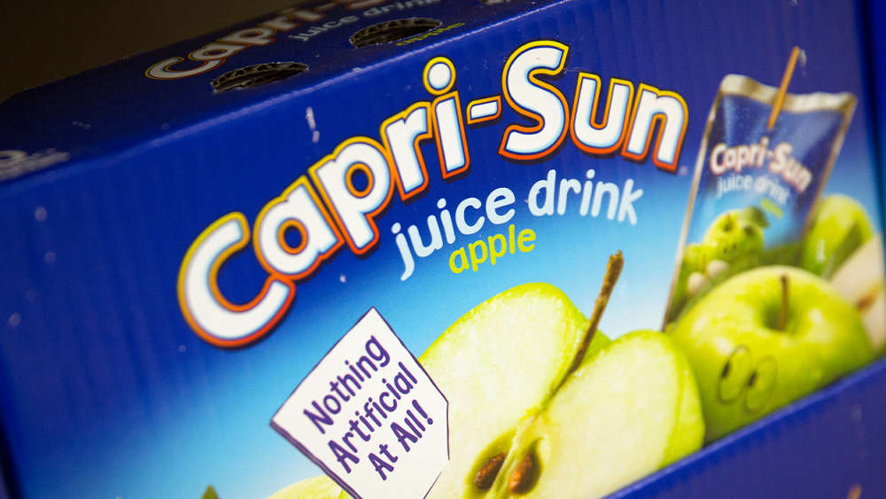 Recall of specific batches of mispacked Capri-Sun Orange