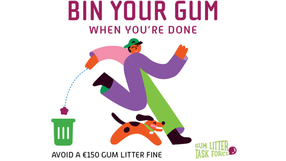 Gum Litter Task Force Roadshow coming to towns across Ireland