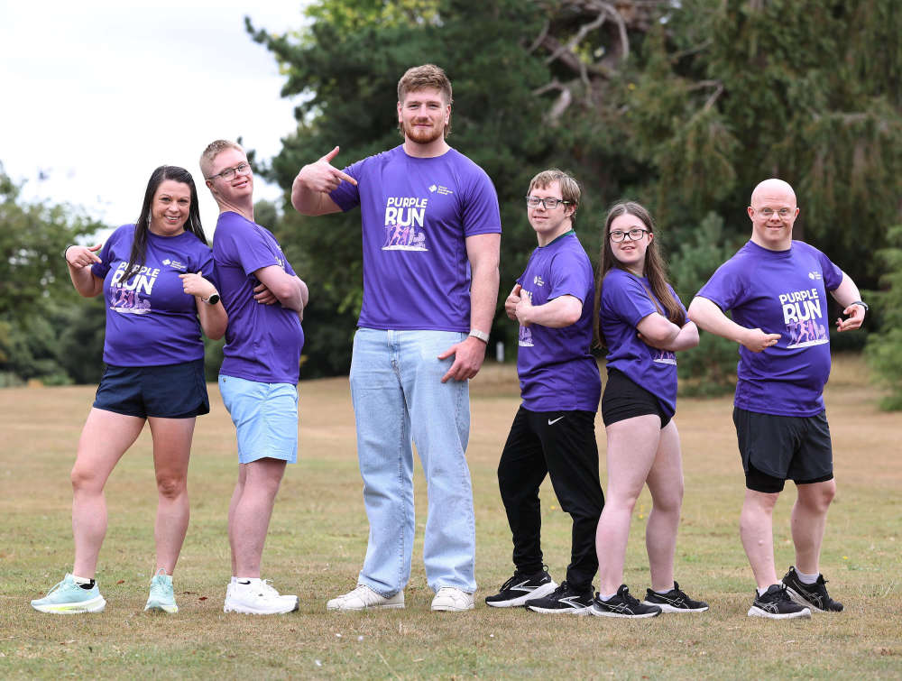 Rugby star Joe McCarthy and Trim athlete Liam Foley launch Purple Run for Down Syndrome Ireland