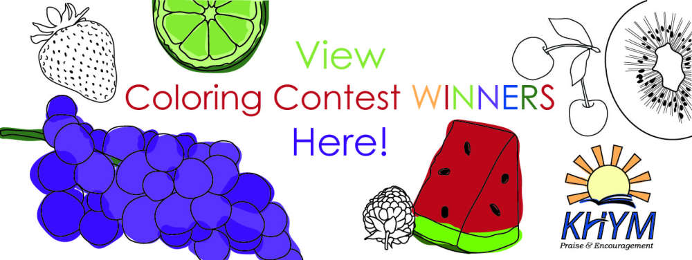 Family Coloring Contest Winners