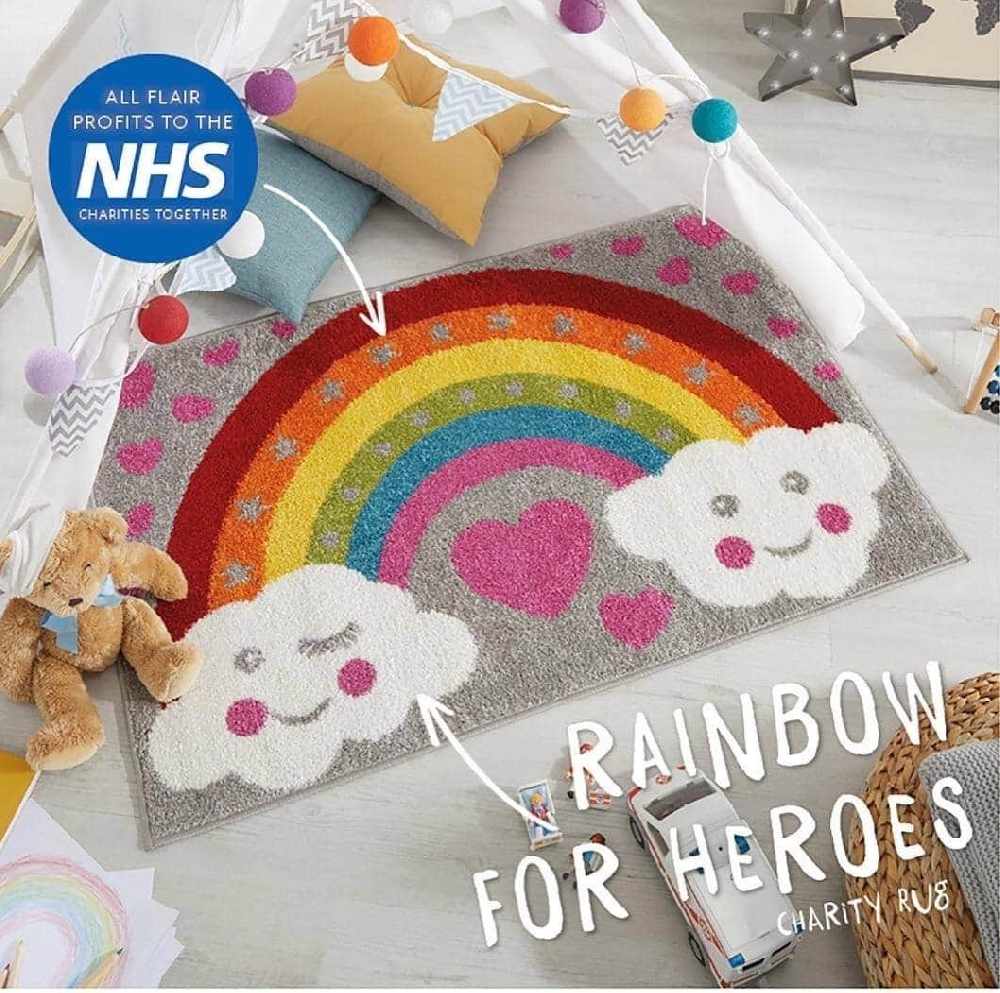 Glossop girl s rainbow rug raising funds for the NHS Quest Media