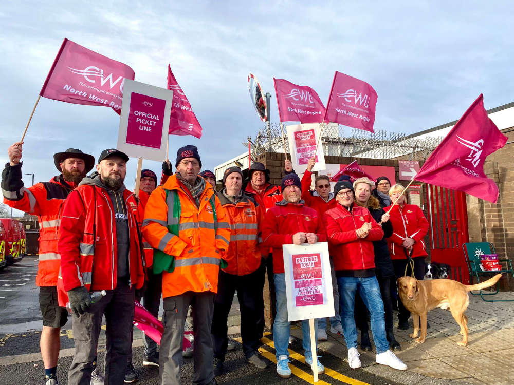 Royal Mail workers in Tameside stage strike action Not Really Here