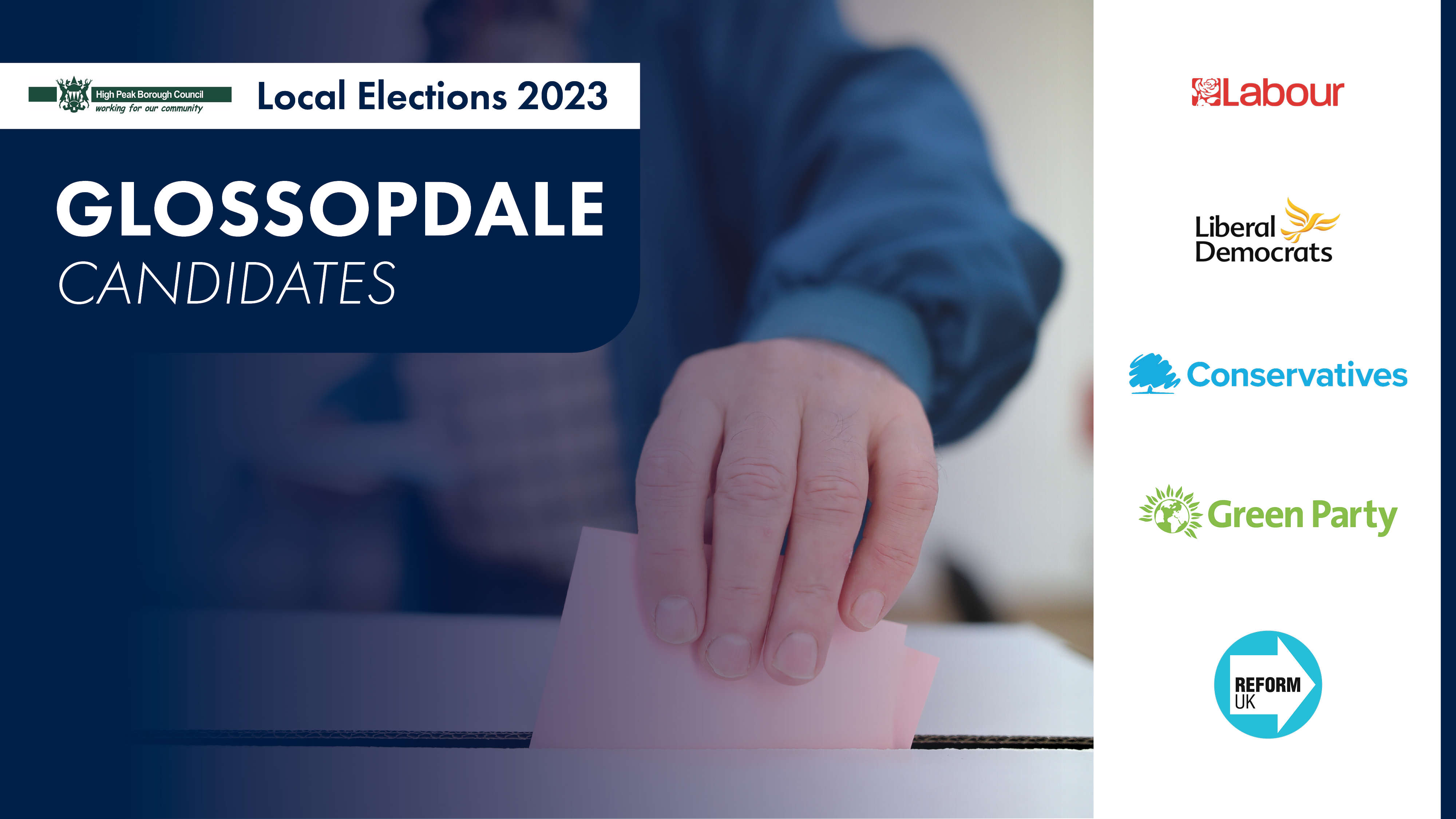 High Peak Borough Council Elections 2023: Glossopdale candidates 