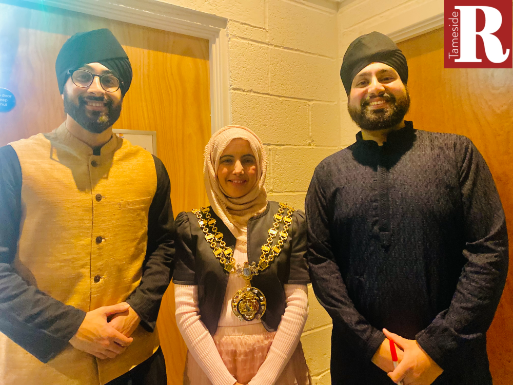 Himmet Singh Bara, Mayor Taf Shareef and Jasdeep Singh Degun (From R to L)