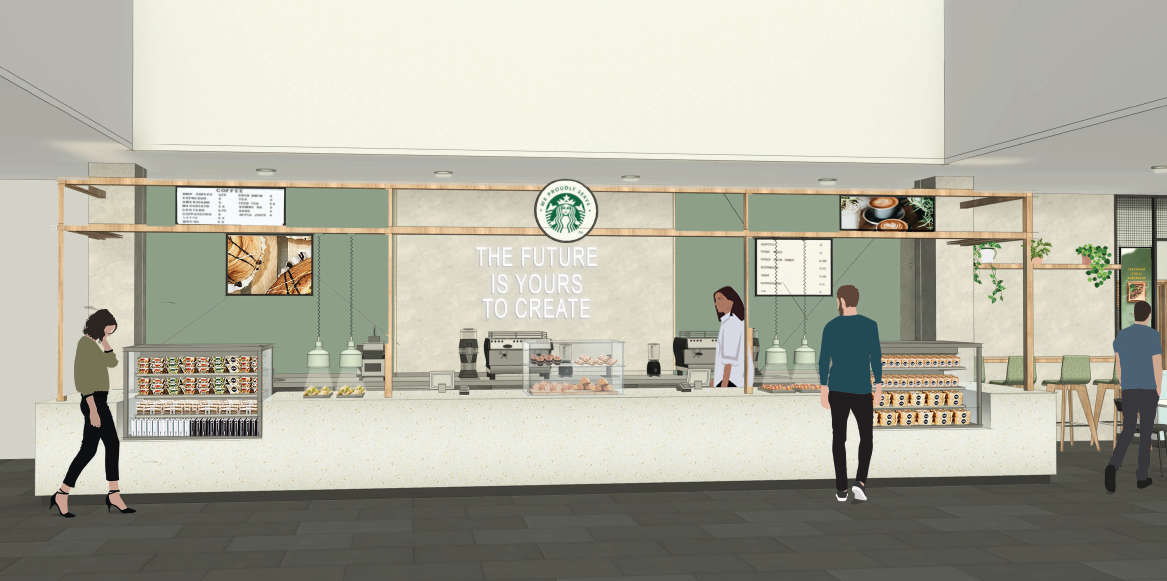 Artist's Impression of new Curzon Starbucks