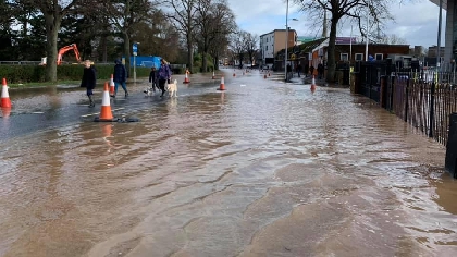 new road flood