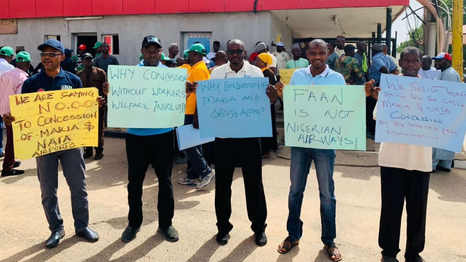 Kano Airport Protest cropped 2