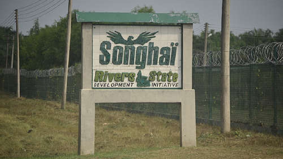 Rivers Songhai Farm Signpost