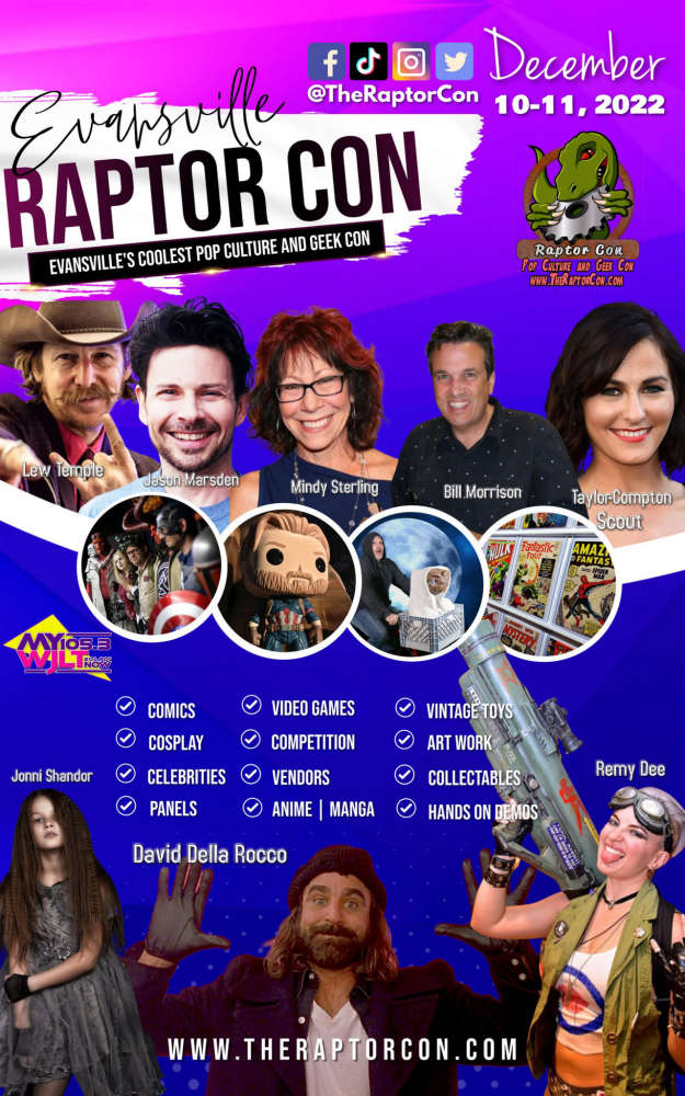 Raptor Con Coming to Evansville this December 90.7 WPSR