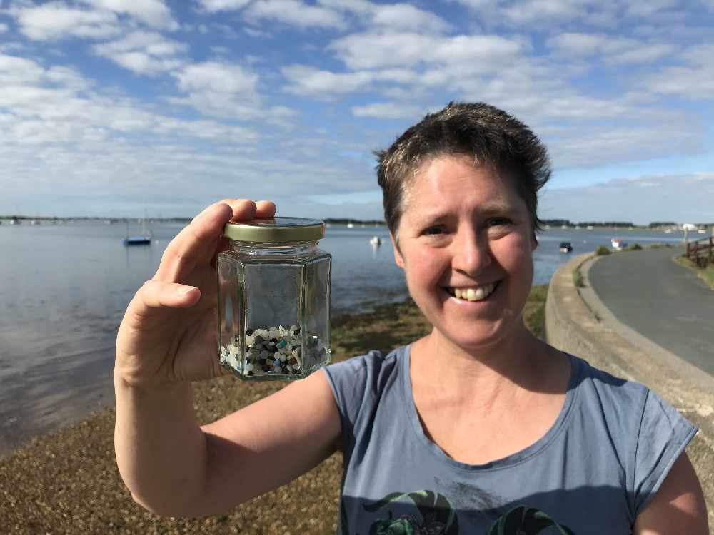 Anne Sayer with Nurdles