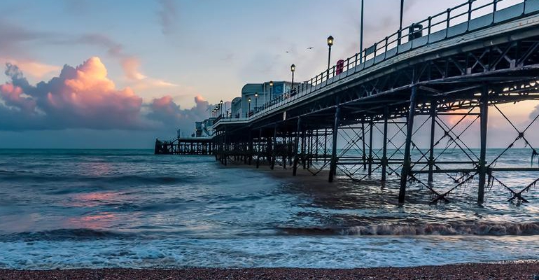 Worthing Pier stock