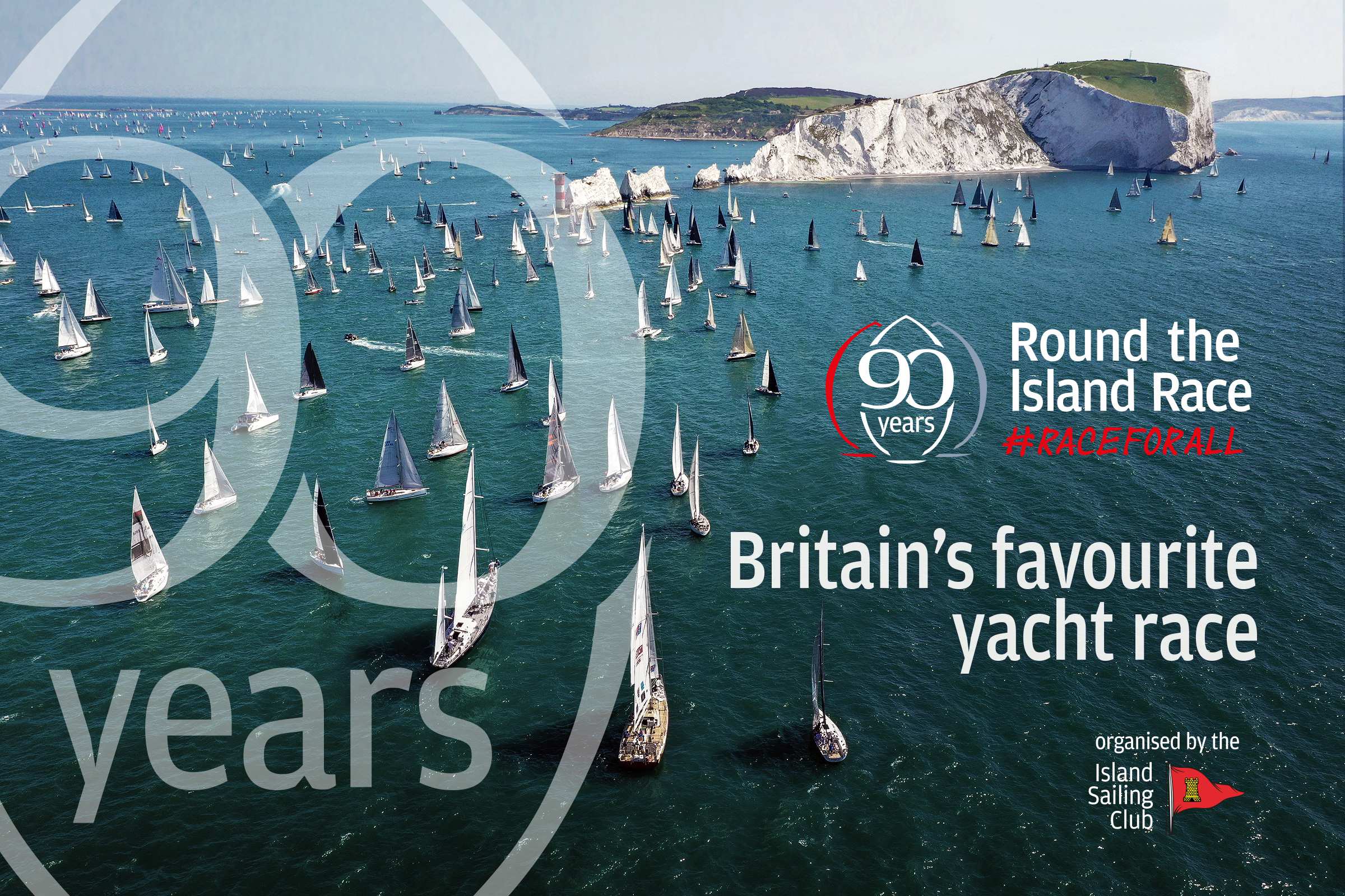 what time does the round the island yacht race start