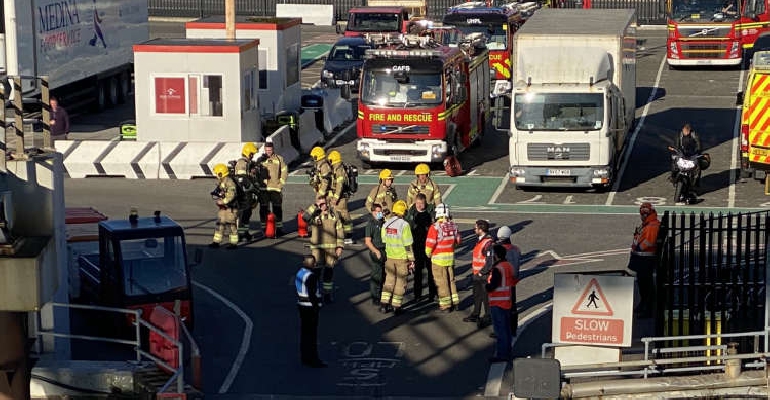 Fire Breaks Out Onboard Red Funnel Ferry - Isle of Wight Radio