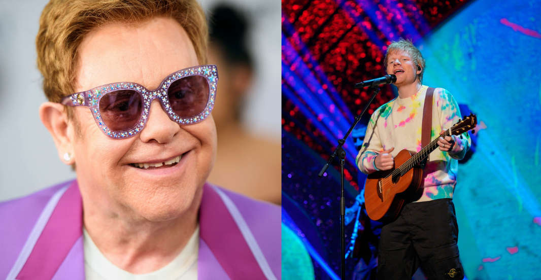 Elton John And Ed Sheeran Christmas Collaboration Makes It To Number