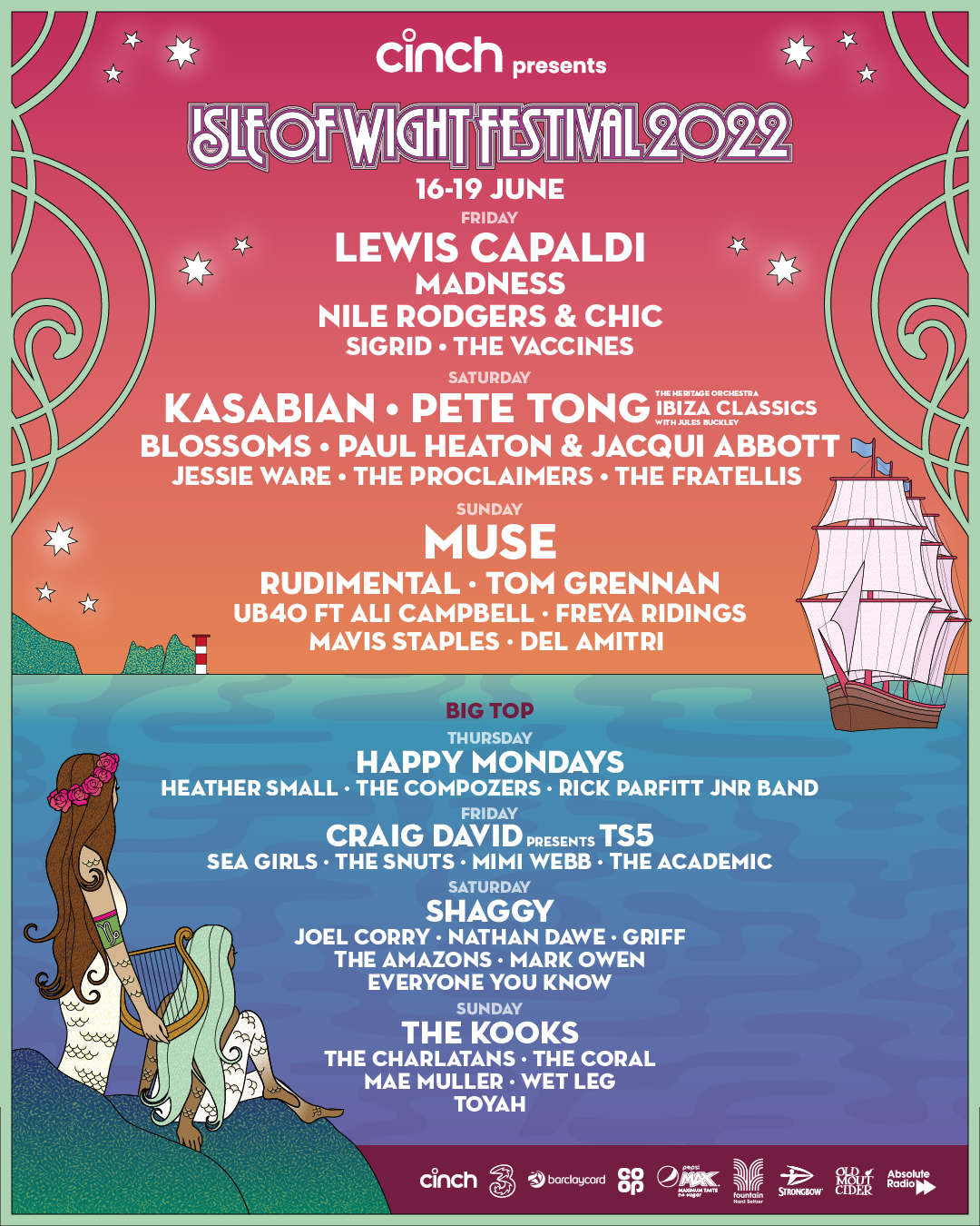 New Acts Added To Isle Of Wight Festival 2022 LineUp Isle of Wight Radio