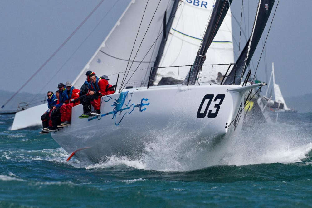 Competing in the newly formed Grand Prix Zero class at the RORC Vice Admiral's Cup will be James Neville's HH42 Ino XXX  © Rick Tomlinso