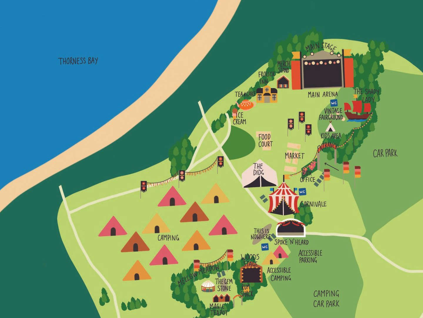 Isle Of Wight Festival 2024 Map edithe valida