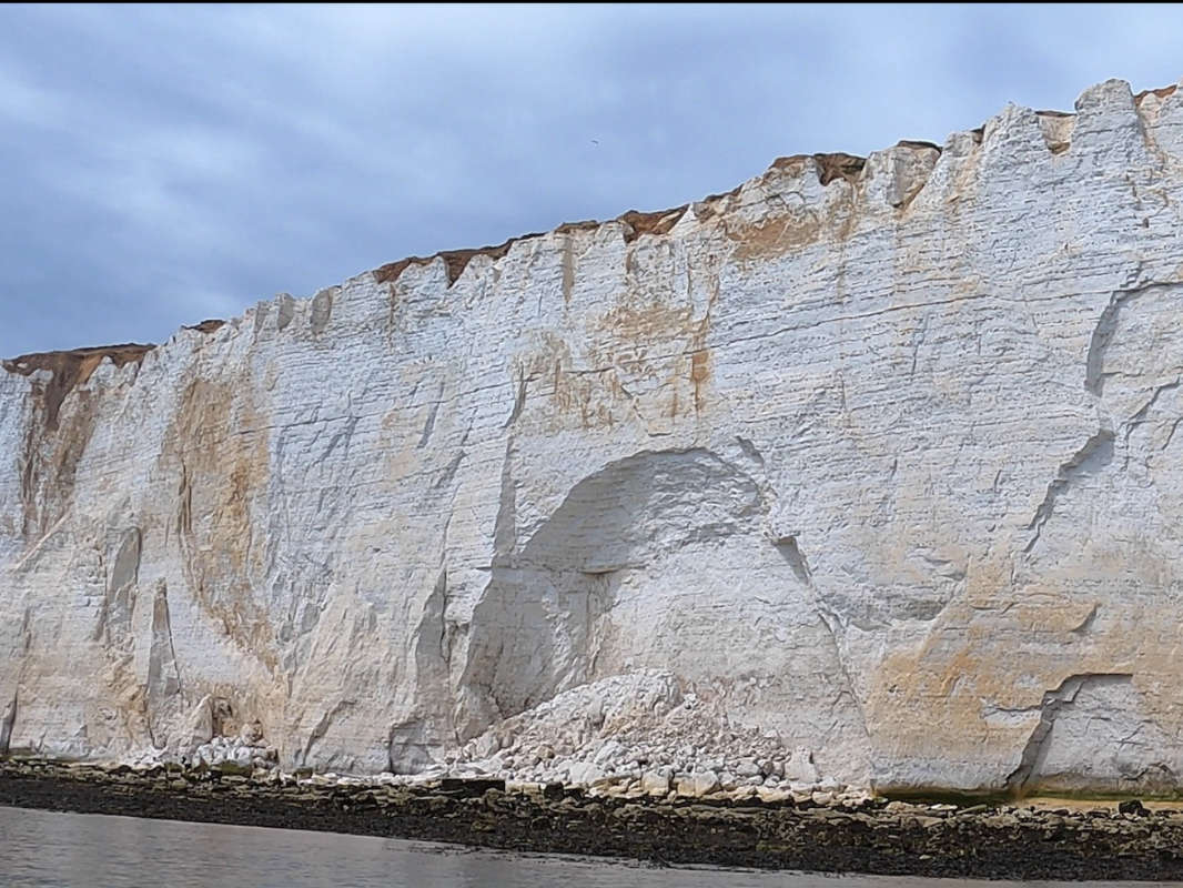 Significant Rock Fall From Cliff Face Between Seaford Head And Hope Gap ...