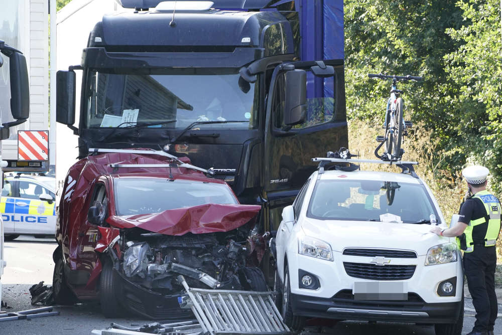 PHOTOS Five Casualties Following Collision On A27 In Chichester