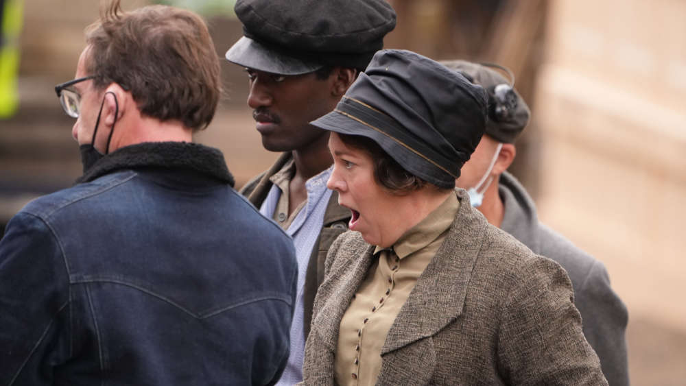 Olivia Colman In Arundel As Filming Of 'Wicked Little Letters ...